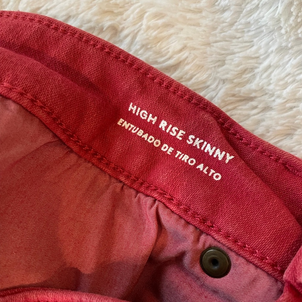 Universal Thread Red Skinny Jeans - Picture 5 of 6